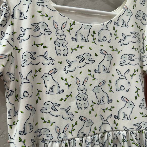 Girl August All Ears Knit Bunny Dress - Picture 3 of 8